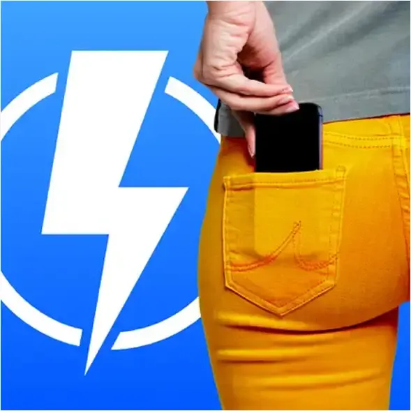 Don't Touch My Phone AlarmApp Store Icon Design