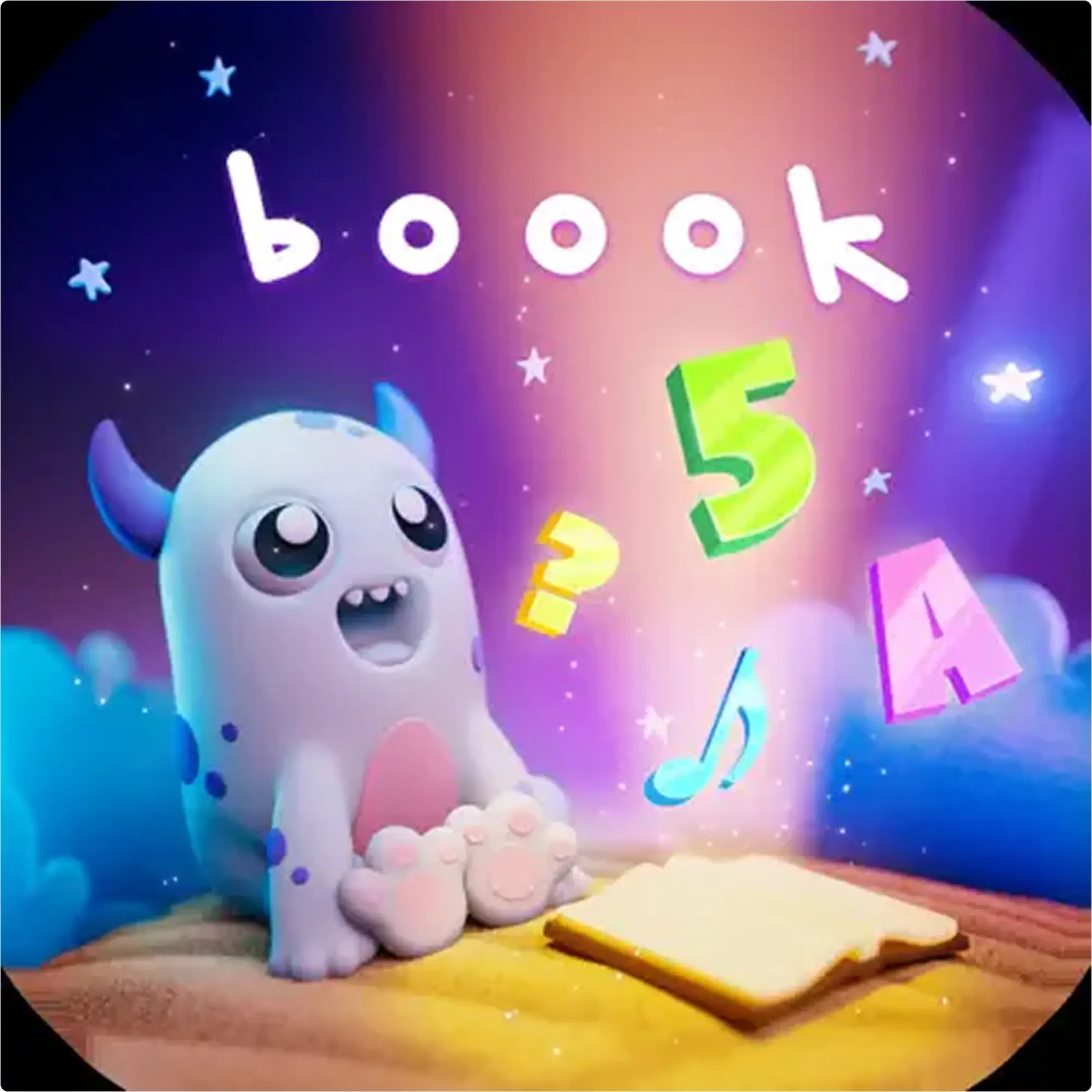 Boook Interactive Kids BooksApp Store Icon Design