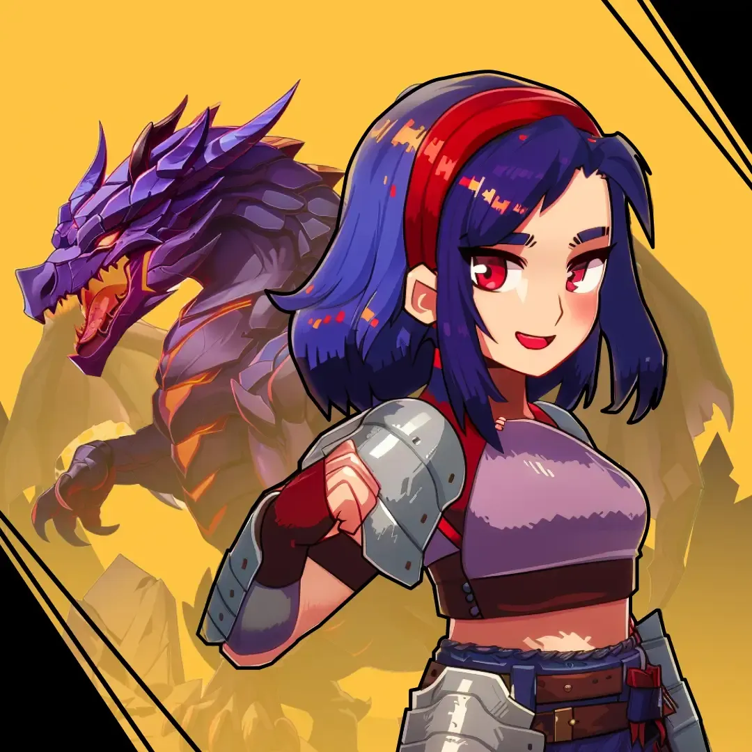 Dragon Hunter: Idle RPG BattleApp Store Icon Design